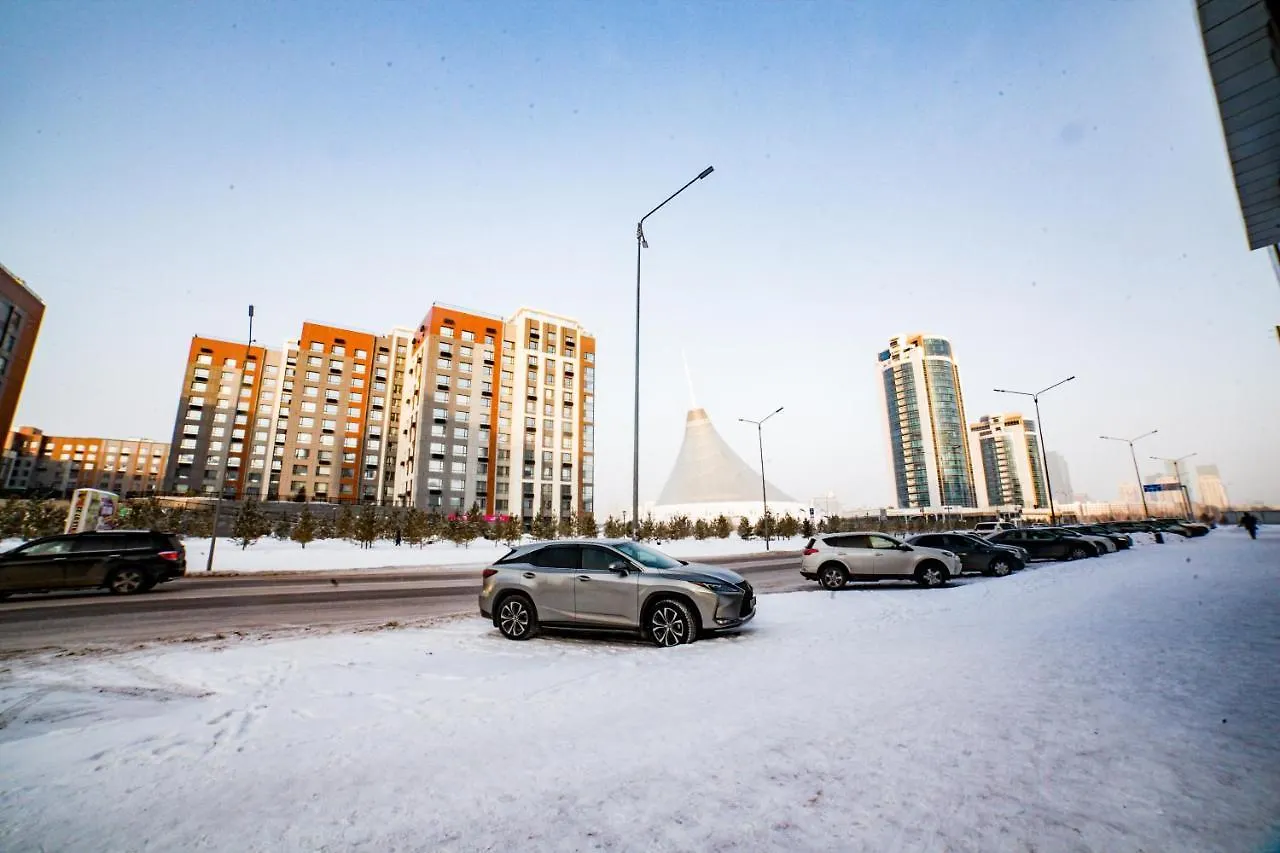 New 1 Bedroom Сеть Квартир Рядом Хан Шатыр Барыс Арена Байтерек Центр Города Nur-Sultan  Kazakhstan