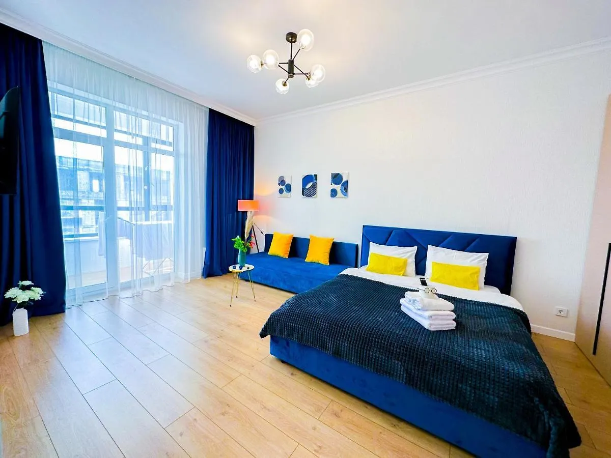 Apartment New 1 Bedroom Сеть Квартир Рядом Хан Шатыр Барыс Арена Байтерек Центр Города Nur-Sultan  Kazakhstan